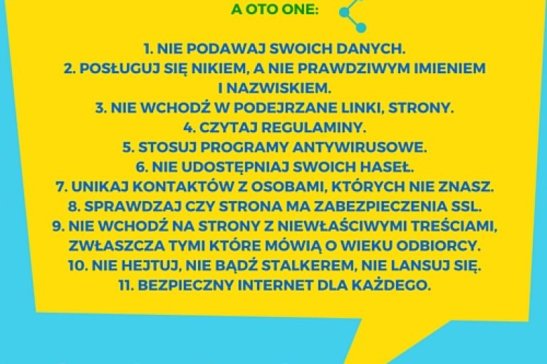 Działania promujące bezpieczeństwo w Internecie